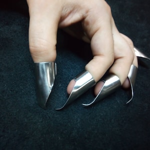 Agreeable Agony Stainless Steel Claws - Bear Claws- Kitten Claws - Great Violet Wand Accessory - AgAg finger claws