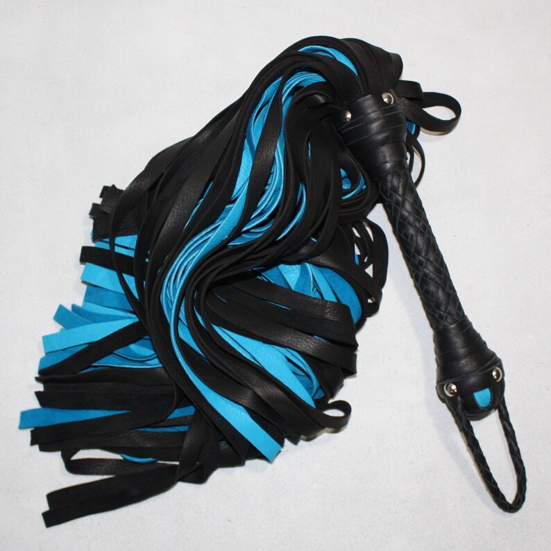 Deer Hide Flogger – Leather Flogger – Adult Kink Toy – Custom to Order 