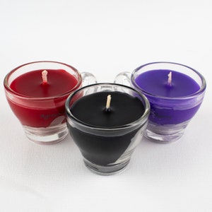 Teacup Wax Play Candle - Espresso Cup Candle - For Pouring - Low Temp - Kink Candles - Unscented