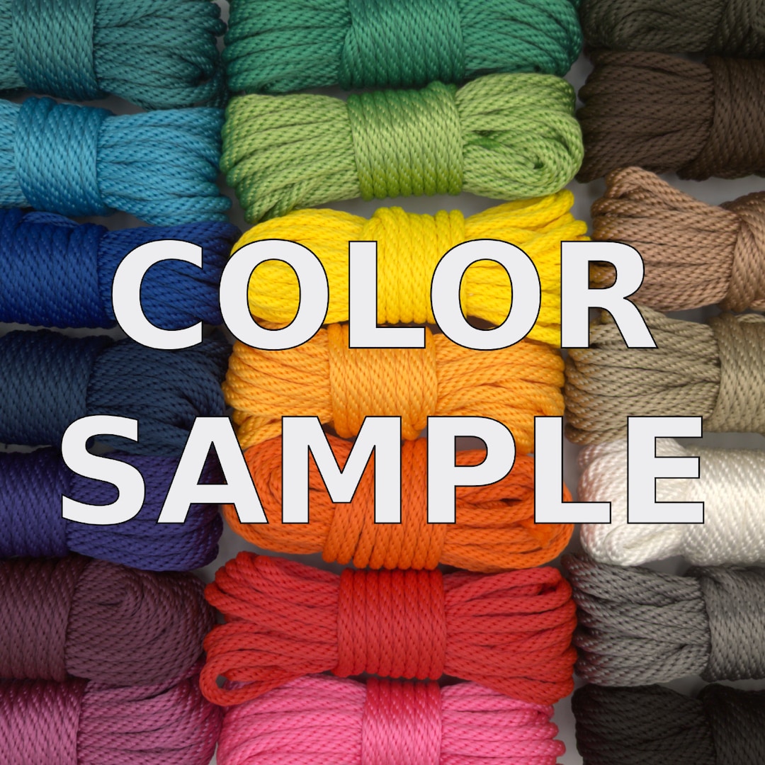 Bondage Rope Color Sample - Etsy