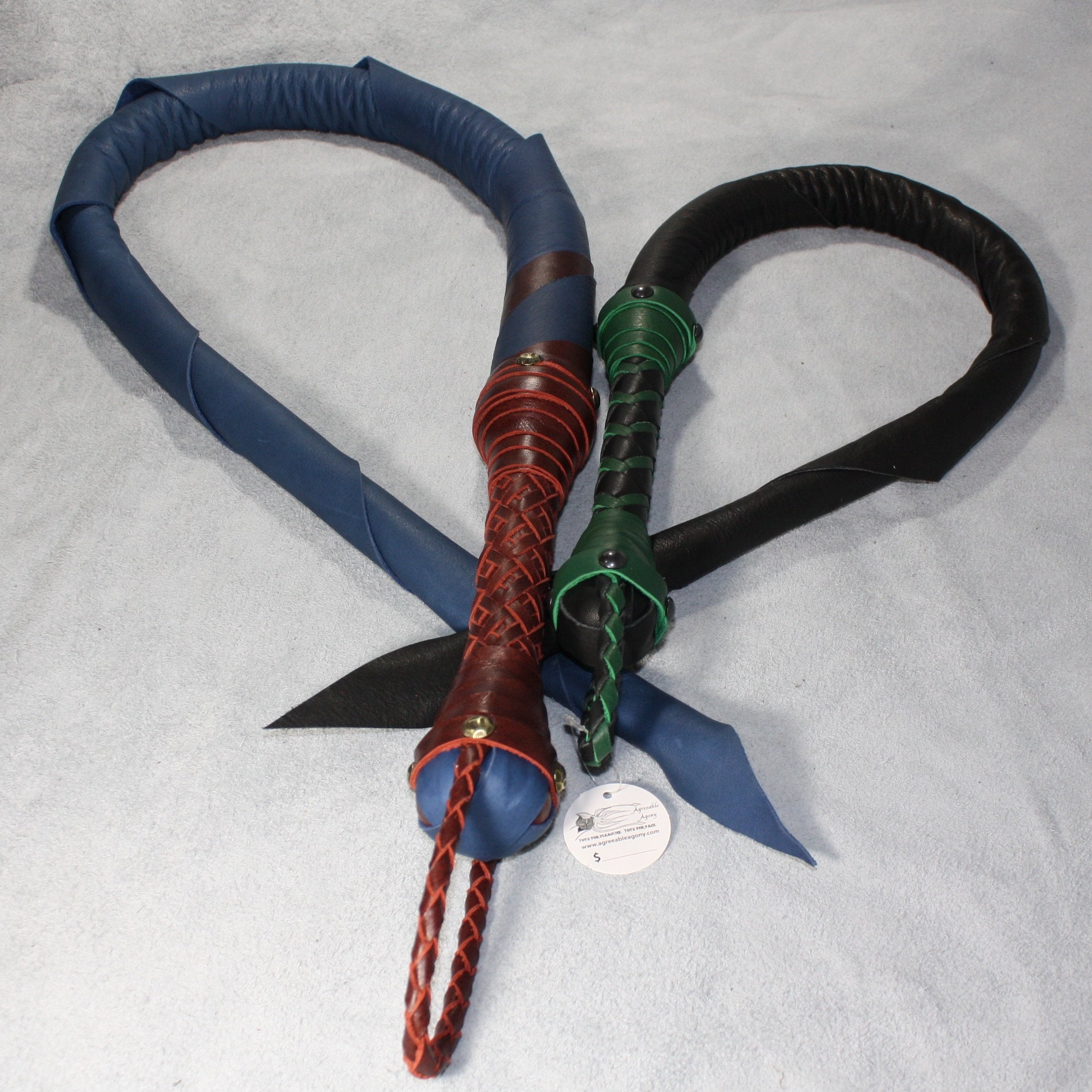BDSM Leather Dragon Tail Whip Adult Kink Toy Dragontail Custom to Order -  Etsy