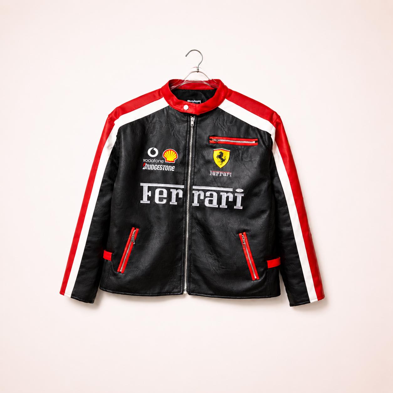 Leather Ferrari Jacket - Etsy UK