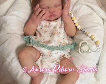 Bébé reborn fille en silicone, corps entier, 50 cm, confectionné par un artiste, poupée nouveau-né réaliste, bébé en silicone plus vrai que nature, cadeau de Noël ou d'anniversaire de collection