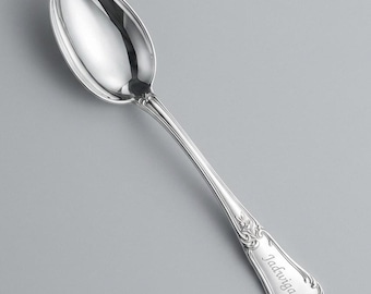 Baptism Gift Personalized Silver Baby Spoon 925, 12g Engraved Keepsake