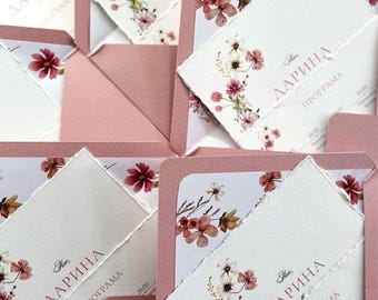 Wildflower Wedding Invitation Suite, Garden Floral Canva Template (Instant Download)