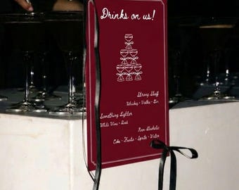 Old Money Wedding Bar Menu Sign, Elegant Signature Drinks & Cocktails, Modern Editable Canva Template