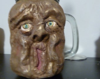 stash jar be my squeeze/ugly mugs/face mugs/storage jar w /face SALE!