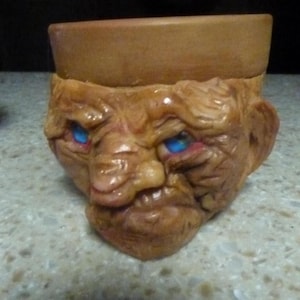 succulent face planter/face pots/funny Planter&#39;s houseplant pots terra cotta planter 2 1/2 &quot;