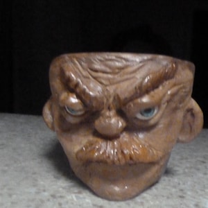 face pot face plant Fred planter good for succulent 2.5 &quot;