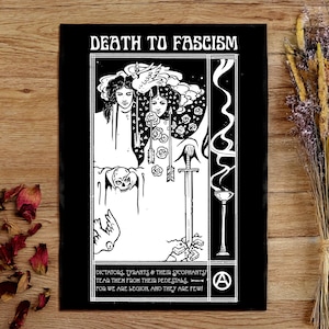 Death to fascism backpatch
