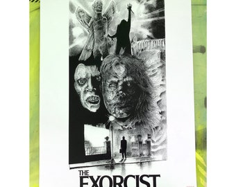 The Exorcist limited edition screen print