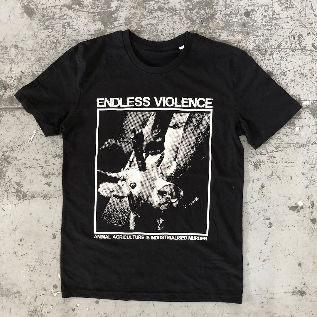 T-shirt Vegan Animal Liberation - Droits Des Animaux - Coton 100% - Taille Unique Unisexe Neuf