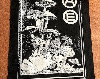 Rot Restore Revive mushroom fungi back patch anarchy equality