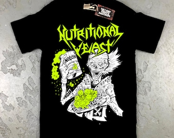 Nutritional yeast Municipal waste homage animal rights vegan animal rights shirt punk