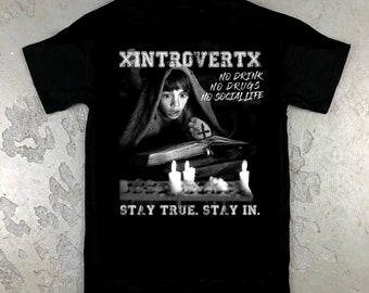 XINTROVERTX camicia vegana dritta punk
