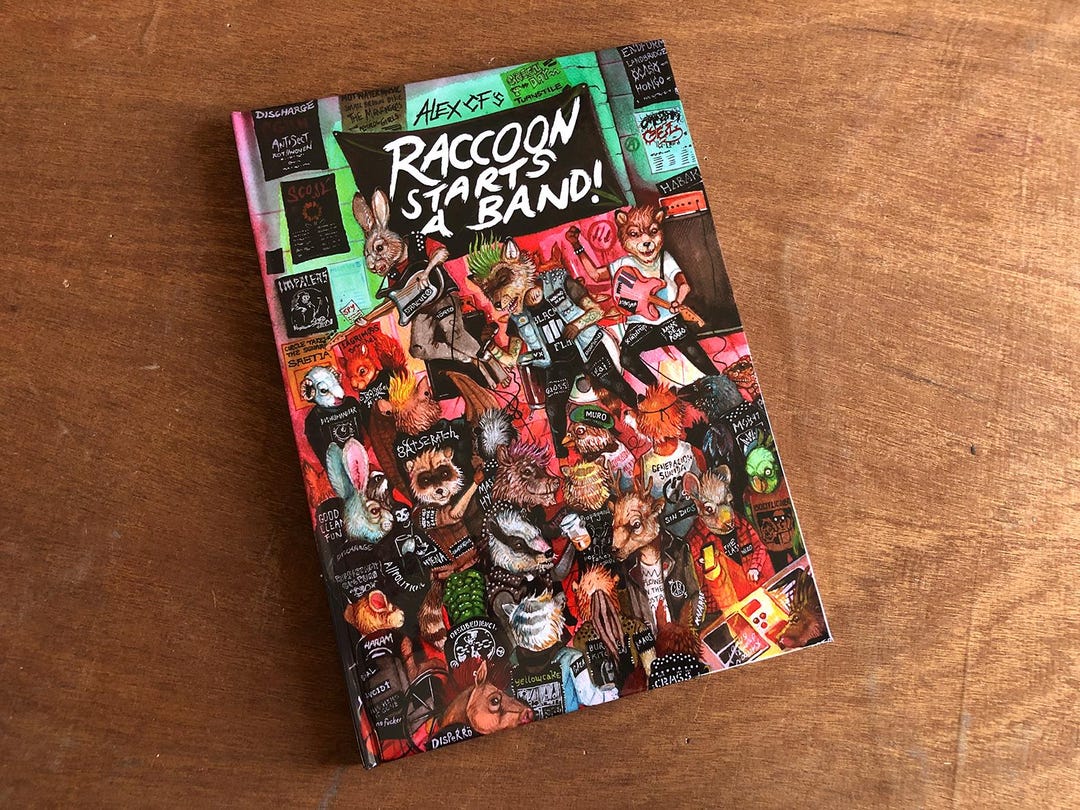 Raccoon Starts a Band - an Illustrated Guide to Punk Rock Communities ...