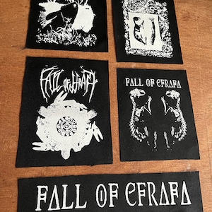 Lote de parches punk crust de la caída de Efrafa en Watership Down