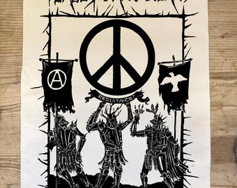 Pace a tutti i costi, toppa anarchica punk medievale