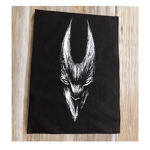 black rabbit of Inlé head Back patch