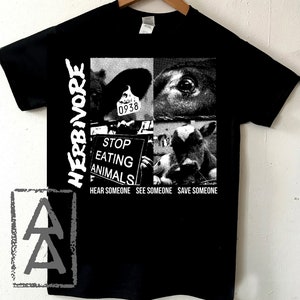 Chemise hommage HERBIVORE décharge dbeat punk