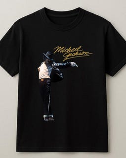 Michael Jackson Glove Graphic PNG Vintage 90s Tee, Michael Jackson
