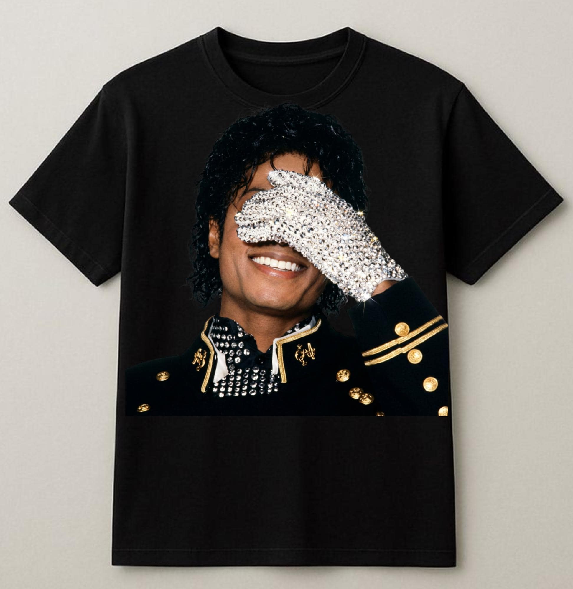 Michael Jackson King of Pop Png Design | Halftone MJ Graphic