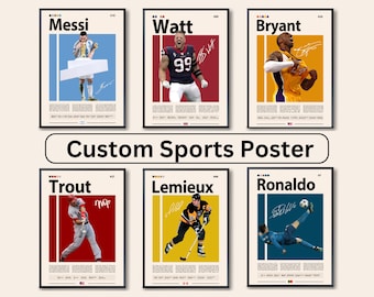 Custom Sports Posters