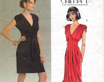 Uncut - Butterick #5132 Formal Pleated Dress sewing pattern Size 8, 10, 12, 14