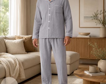 Men’s Cotton Gauze Pajamas