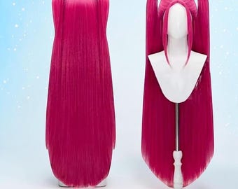 KPop Demon Hunters Costume Wig • 37.2 Inch Long Anime Cosplay Wig • Kids & Fan Dress-Up Hair