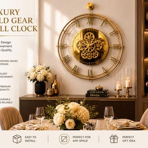 Regalo para el hogar Decoración de pared grande Arte de pared moderno Reloj de pared único para el hogar Arte de pared extragrande Decoración del hogar Reloj Relojes de sala de estar Reloj de pared Regalo