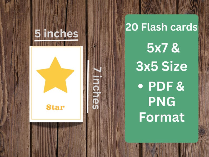 24 Shapes Flashcards for Toddlers, Learning Shapes Printable, Geometry ...