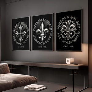 Chrome Heart Wall - Etsy