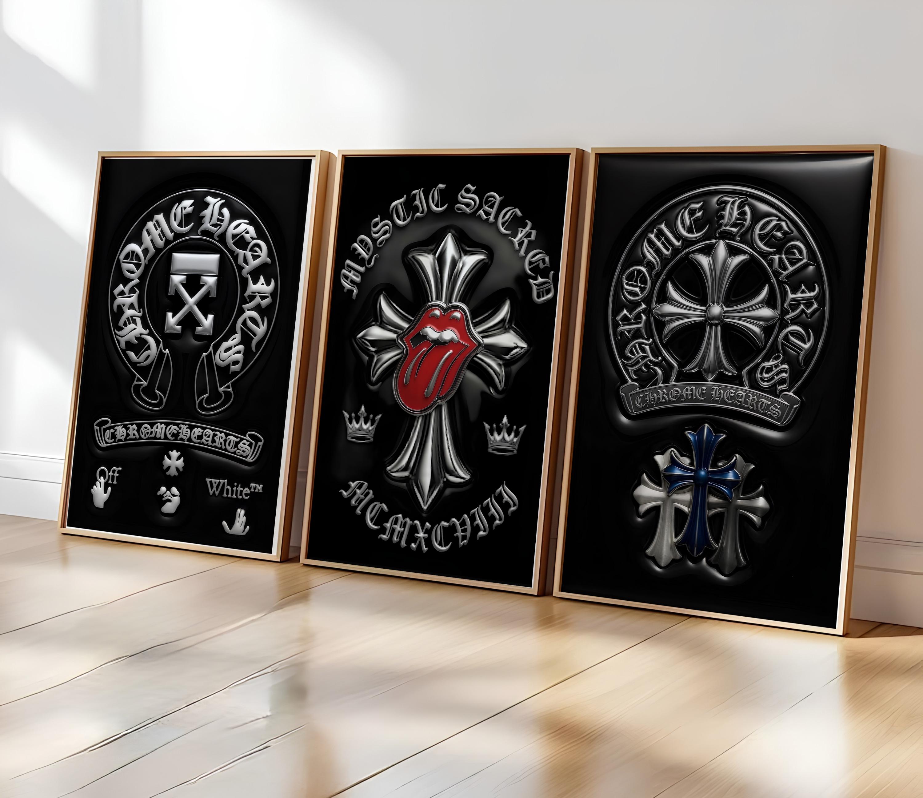 Wall Art Chrome Hearts - Etsy