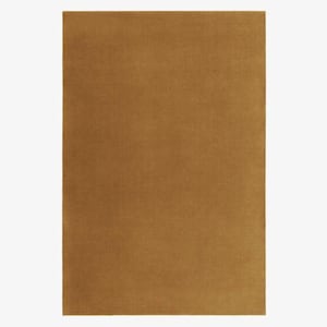handmade tufted rug, mustard area rug, solid color rug, minimalist carpet, ochre yellow rug, custom tufted rug, living room rug, plain tufted rug, boho room decor, earthy tone decor, bedroom carpet, plain modern rug, golden brown rug