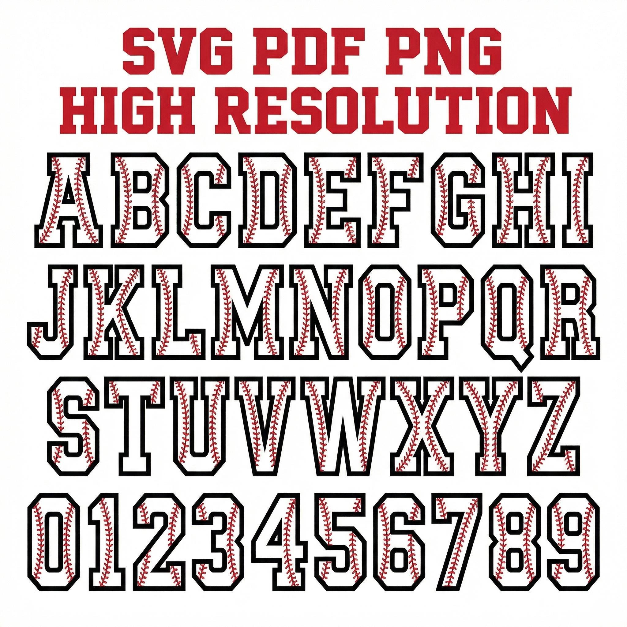 Baseball Font Svg, Baseball Team Svg, Baseball Mom Svg, Softball Svg ...