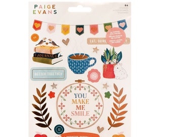 Paige Evans Bungalow Lane 6x12 Cardstock Stickers by American Crafts -- MSRP 4.50