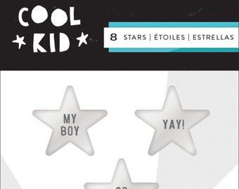 50% Off - Crate Paper Cool Kid Resin Stars -- MSRP 4.00