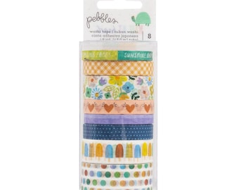 Pebbles Kid at Heart Washi Tape Set -  8 Spools -- MSRP 11.00