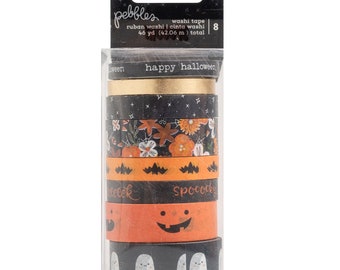 Pebbles Spooky Washi Tape Set by American Crafts - Halloween -- MSRP 10.00