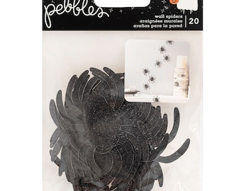 Pebbles Spooky Wall Spiders by American Crafts - Halloween -- MSRP 7.00