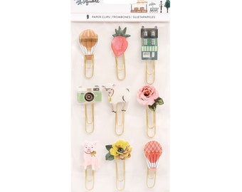 Maggie Holmes Market Square Paper Clips by American Crafts -- MSRP 8.00