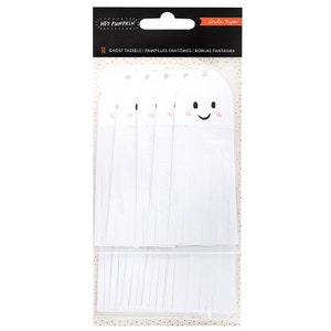 Crate Paper Hey Pumpkin Ghost Tassel Banner - Halloween -- MSRP 6.50