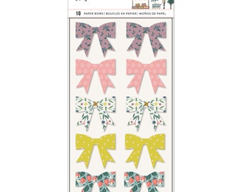 Maggie Holmes Market Square Paper Bows by American Crafts -- MSRP 7.00