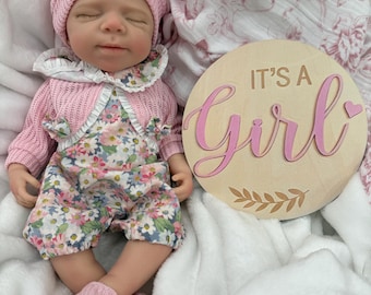 Brand New Full Body Soft Silicon Baby Reborn Doll- Adorable - 33cm long