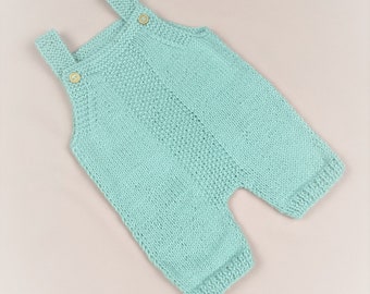 Hand Knitted Baby Set,Hand Knitted Baby Romper and Cardigan,Unisex Knitted Onesie and cardigan,Newborn Baby Clothes,Baby Shower Gift,Baby