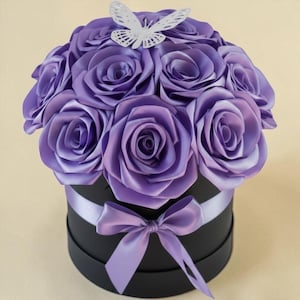 Satin flower box - Etsy.de