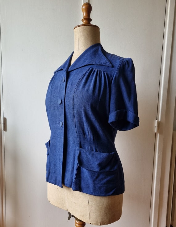 Veste De Jockey Vintage D. Gilbert & Son Newmarket, Soie, Années 40/50 - Rare