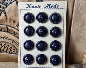 Lot De Boutons Anciens En Lucite Beige - Mercerie Vintage, Occasion