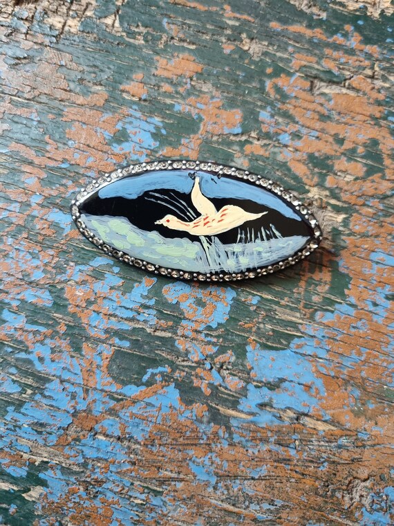 Belle Broche Dorée Occasion De Marque Vaneco - Bijou Fantaisie élégant - Fabriqué En France